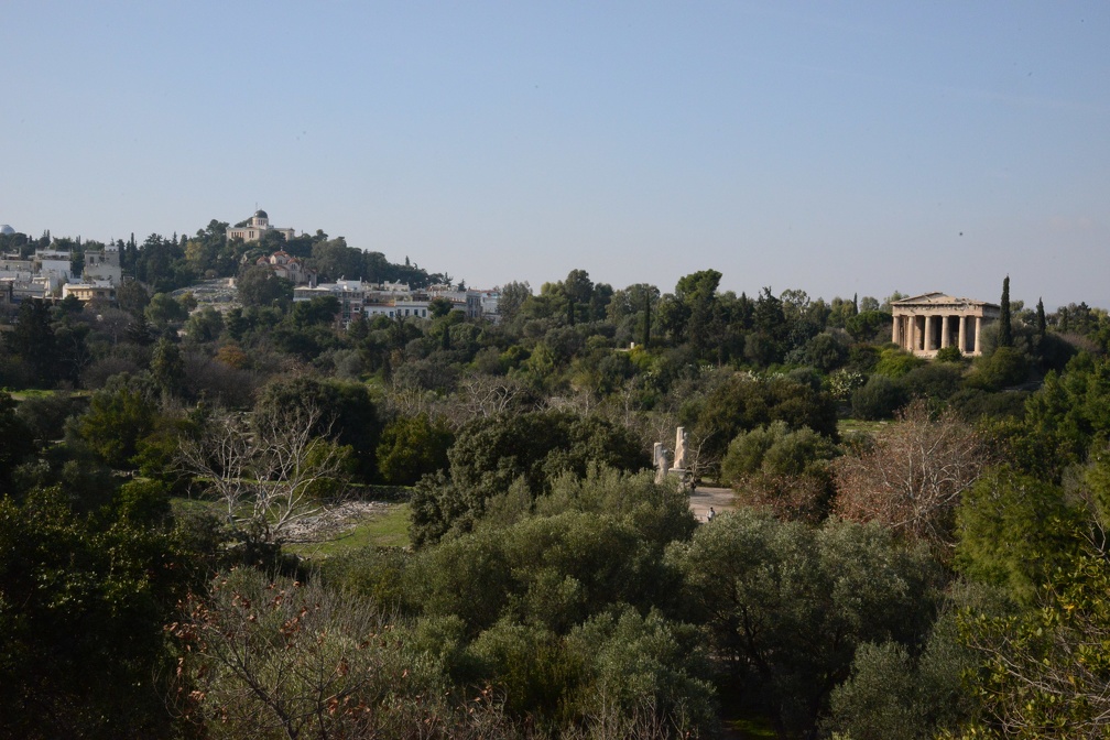 View of the Ancient Agora from the Stoa of Attalos